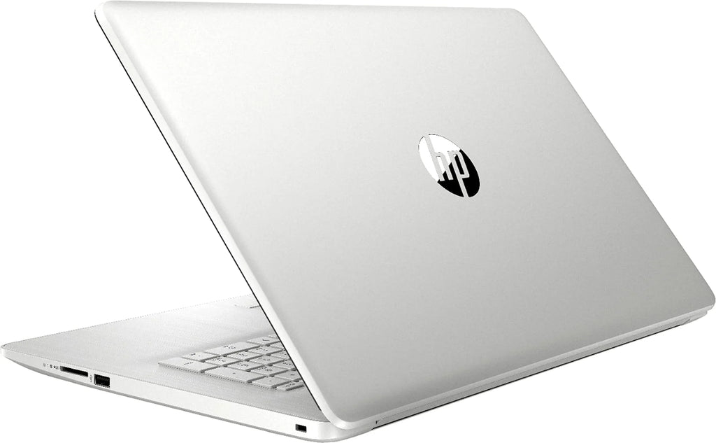 HP 2021 17.3" FHD IPS Notebook Computer 11th Microprocessor Quad Core 5-1135G7, 8GB RAM 512GB SSD, Microprocessor Iris Xe Graphics, USB-C Webcam WiFi HDMI Windows 10 S Silver+GOLDOXIS Card
