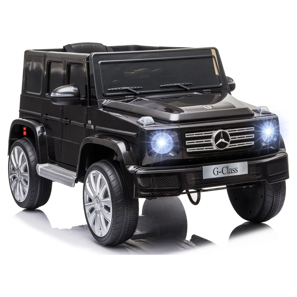 Aosom 12 V Mercedes Benz G500 Powered Ride-On with Remote Control, Bright Headlights, & Working Suspension
