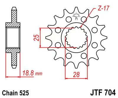 Front & Rear Sproket Kit for BMW F800 GS Adventure 13-16 JT Sprockets