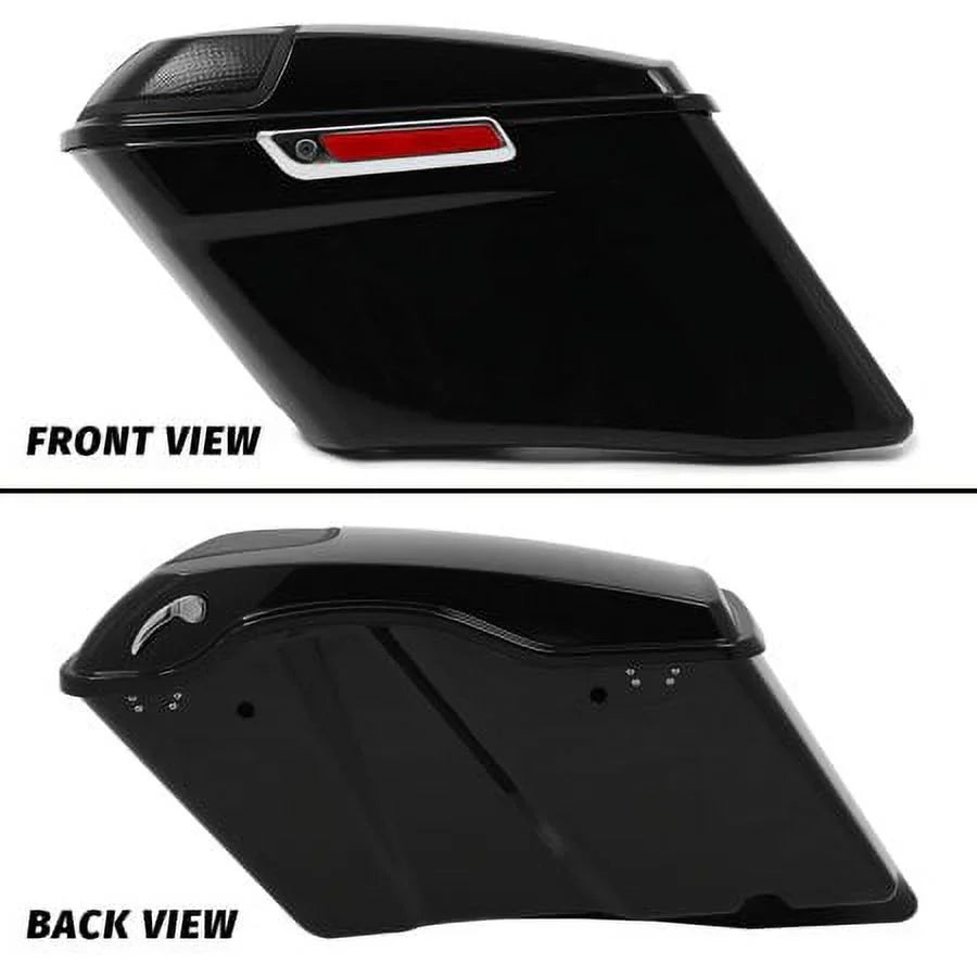 Kojem 5" CVO Hard Saddlebags w/Speaker Grills for Harley Touring Glide 14 15 16 17 18 19 20 21 22 23 with Audio Cover