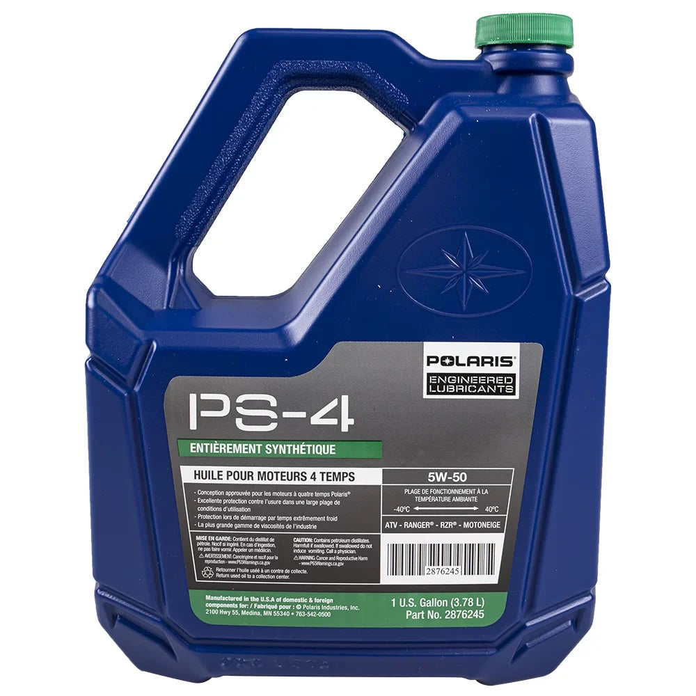 Polaris Factory ATV & Snowmobile 4-Cycle PS4 Plus Synthetic Oil Gallon 2876245