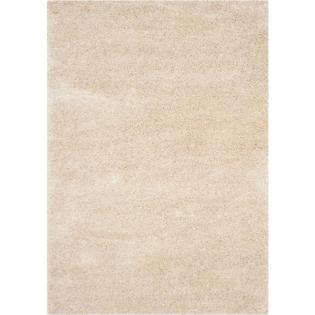SAFAVIEH Charlotte Solid Plush Shag Area Rug, Ivory, 8' x 10'