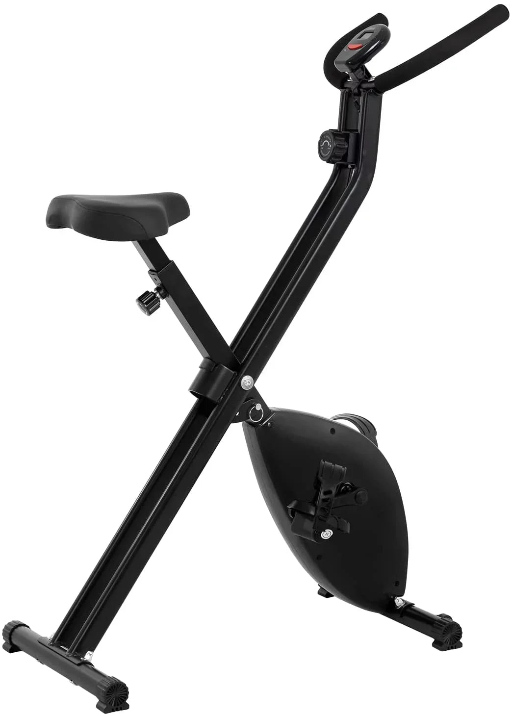 FDW Foldable Exercise Stationary Bike with 8 Levels of Magnetic Resistance Indoor Recumbent Exercise Bikes
