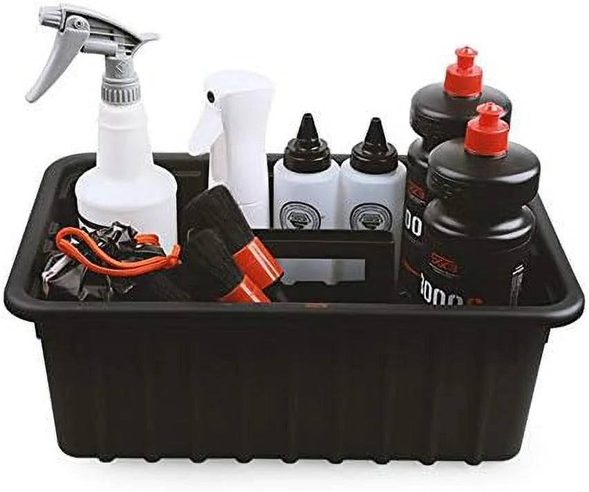 Deluxe Utility Cleaning Caddy Basket Organizer DIY Divided Plastic Shower Storage Caddy Tote Portable 6 Compartment Bucket Shower Janitorial Caddy Large Capacity For Shower Supplies W/ 6 Dividers