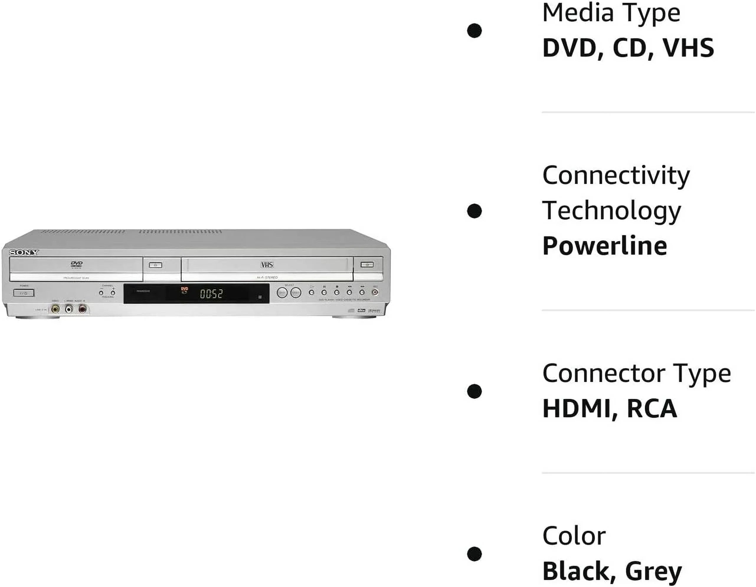 Refurbished Sony VHS/DVD Combo Player (Refurbished)