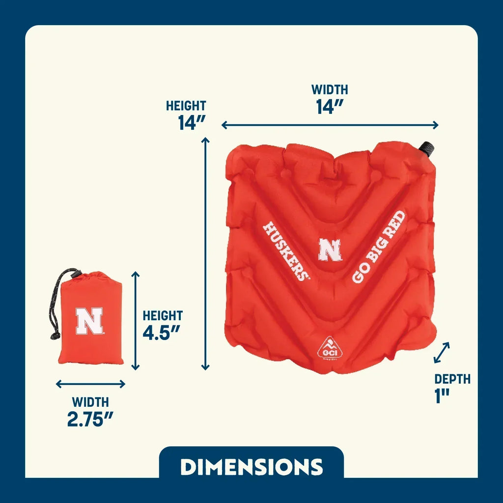 College V Seat™ Inflatable Stadium Cushion - Nebraska Cornhuskers | Edition XK93