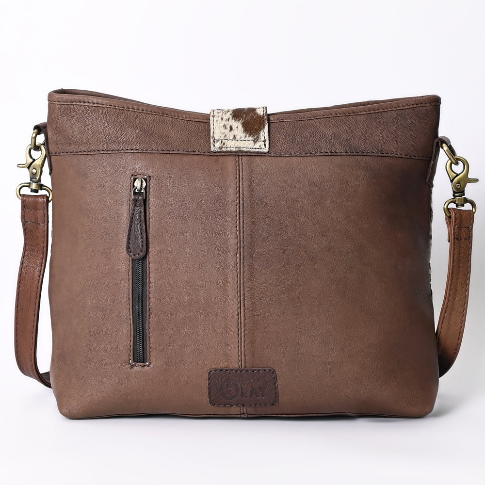 KB OHLAY KBK131 HOBO Hand Tooled Hair-on Genuine Leather women bag western handbag purse