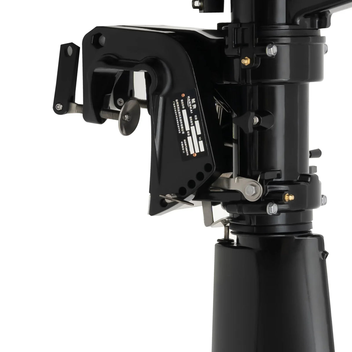 Anqidi 6.5HP 4 Stroke Outboard Motor 123CC Heavy Duty Boat Engine with Single Cylinder Water Cooling System & CDI Ignition Tiller Control Max 6000r/min