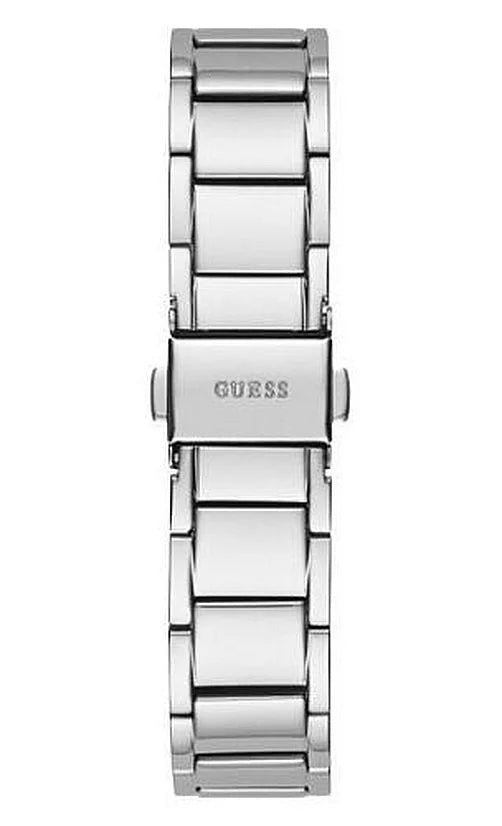 Women's Guess Stainless Steel Skeleton Dial Crystallized Glitz Watch GW0403L1