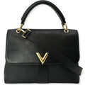 Pre-owned LOUIS VUITTON Very One Handle Monogram Leather Shoulder Bag Black