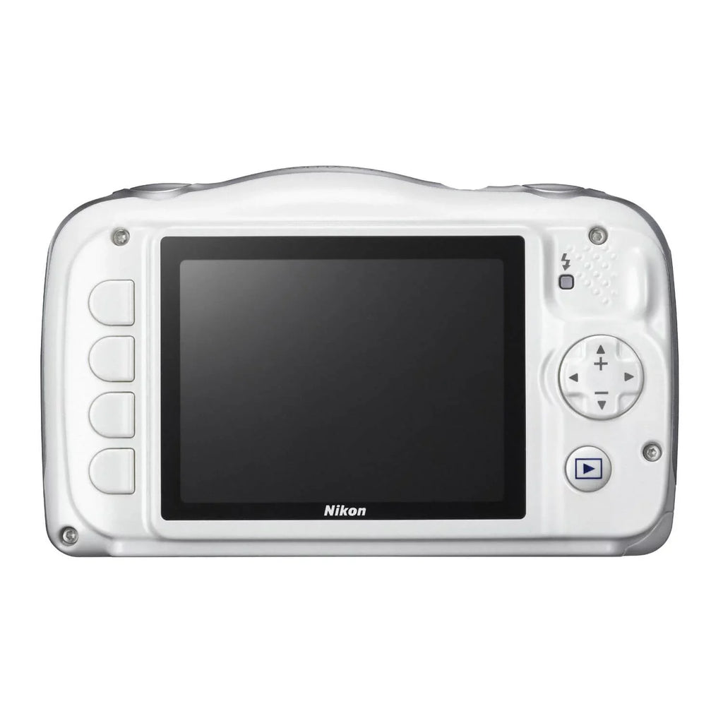 Nikon COOLPIX S33 13.2MP Waterproof Shockproof Freezeproof White Digital Camera
