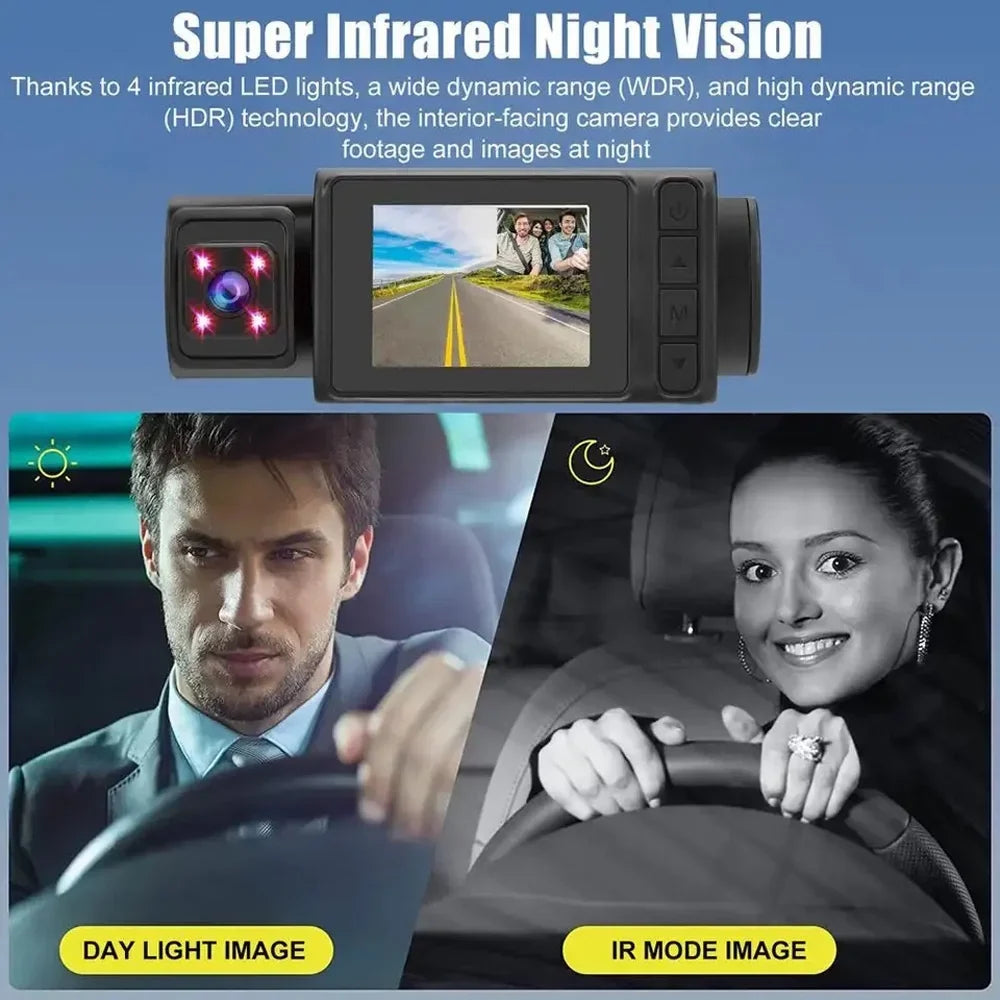 Dazzduo Auto 3 2 ty WENZI Recorder Camera 3 2 XIXIAN Recording , Car 3 2 QISUO Mirror 3 2 ERYUE Safety Camcorder Video Multi-Language Driving 2 in Clear Cam Rearview 3 Cameras Dash