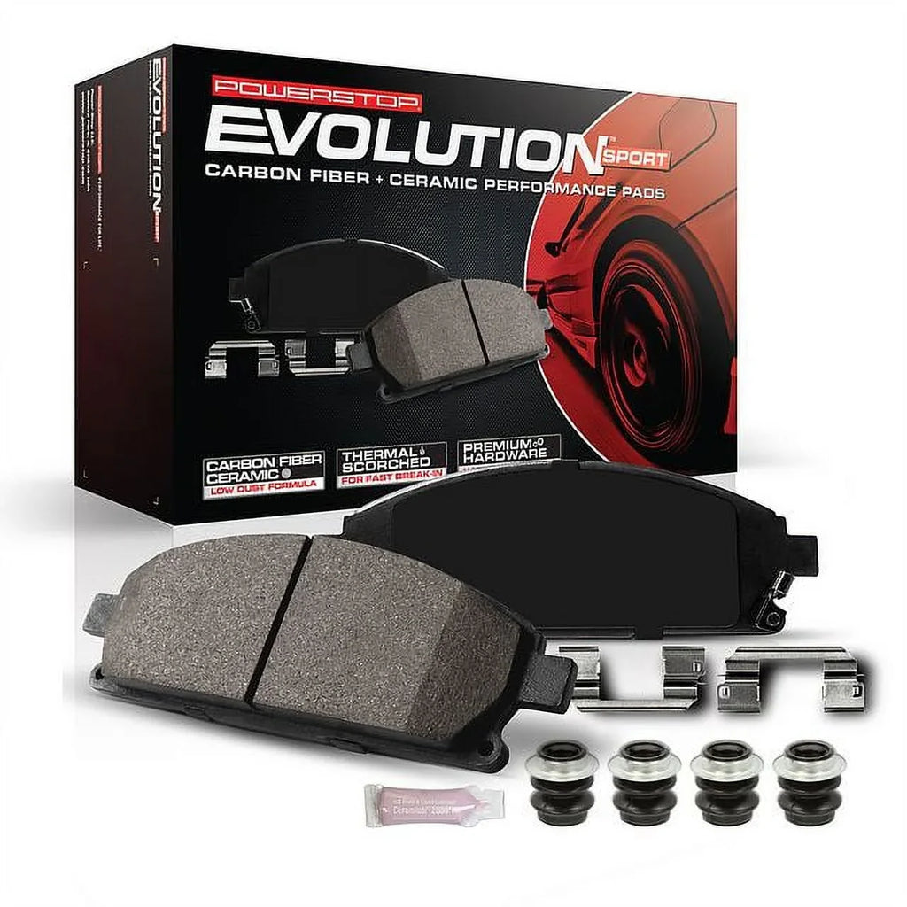 Power Stop Rear Z23 Evolution Carbon-Fiber Ceramic Brake Pads Z23-1473 Fits 2019 BMW X3