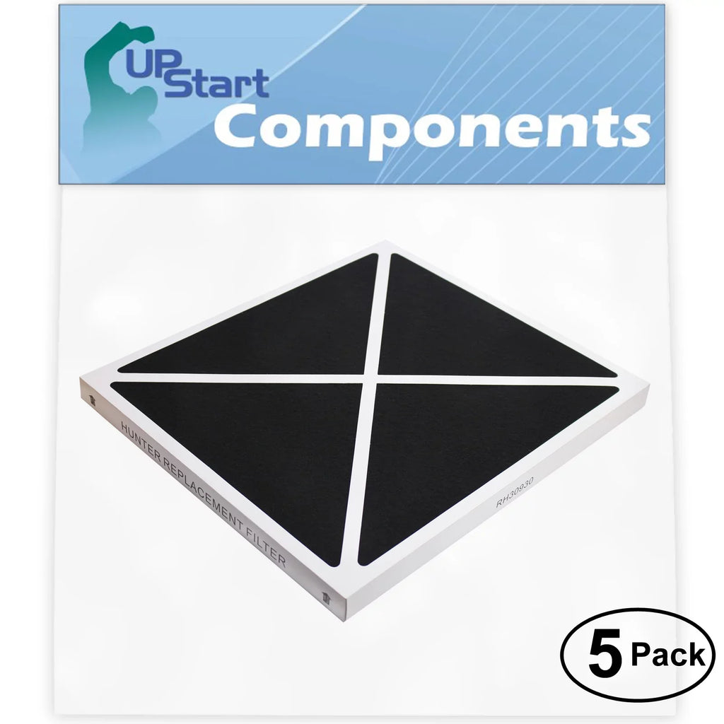 5-Pack Replacement for Hunter 30930 Air Purifier Filter - Compatible with Hunter 30930 Air Filter