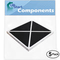 5-Pack Replacement for Hunter 30930 Air Purifier Filter - Compatible with Hunter 30930 Air Filter