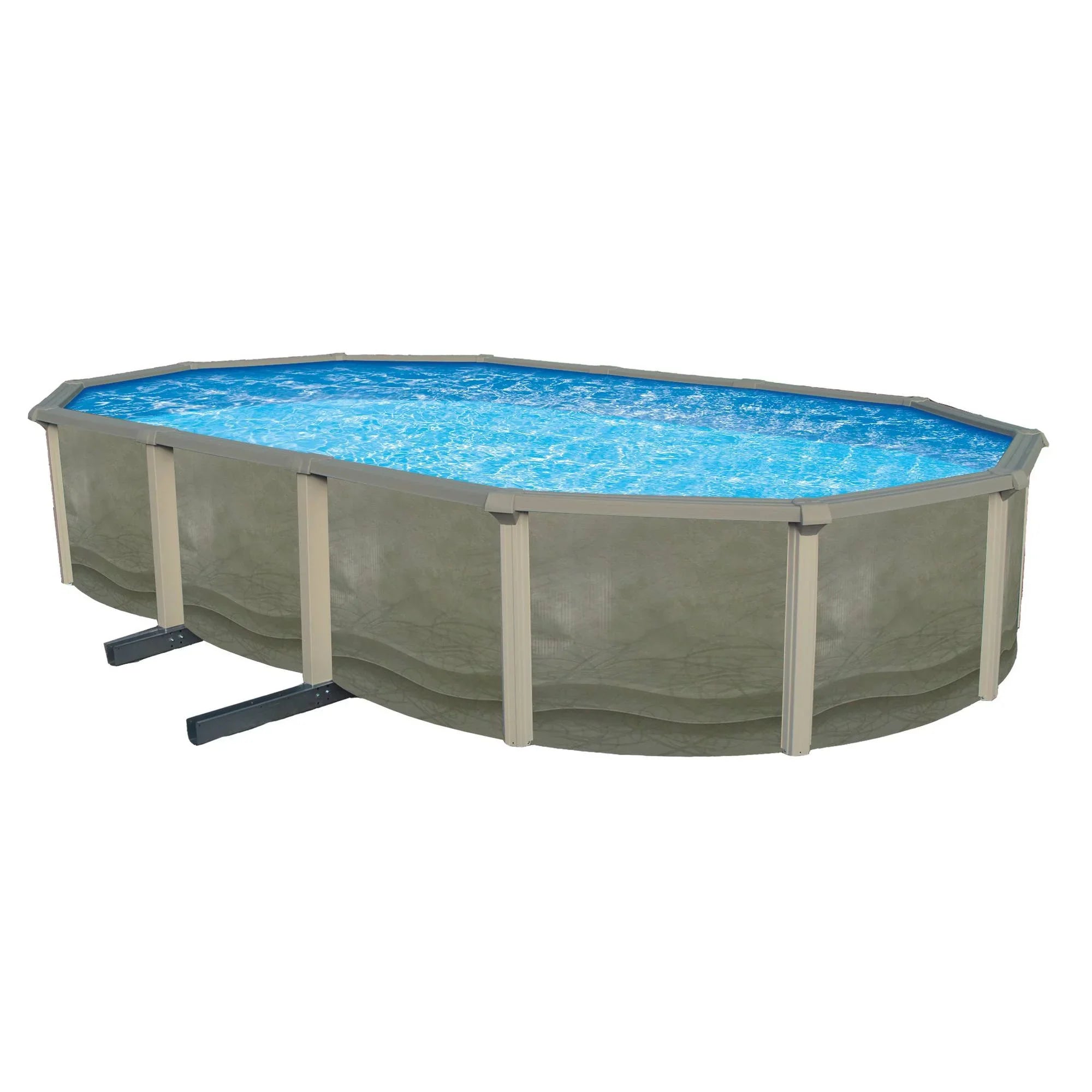 Bluewave Trinity 18' Round 52-In Deep Steel Wall Pool W/ 7-In Top Rail