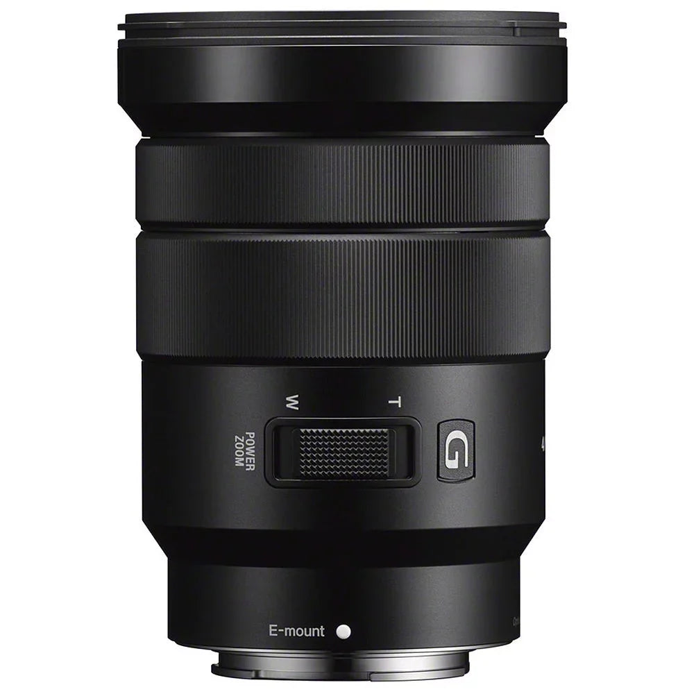 Sony E PZ 18-105mm f/4 G OSS Lens with Essential Accessory Bundle - Includes: Water Resistant Lens Pouch, SanDisk 32GB Memory Card, 3 Piece Multicoated HD Filters with Case (UV,CPL, FLD), Variable Neu