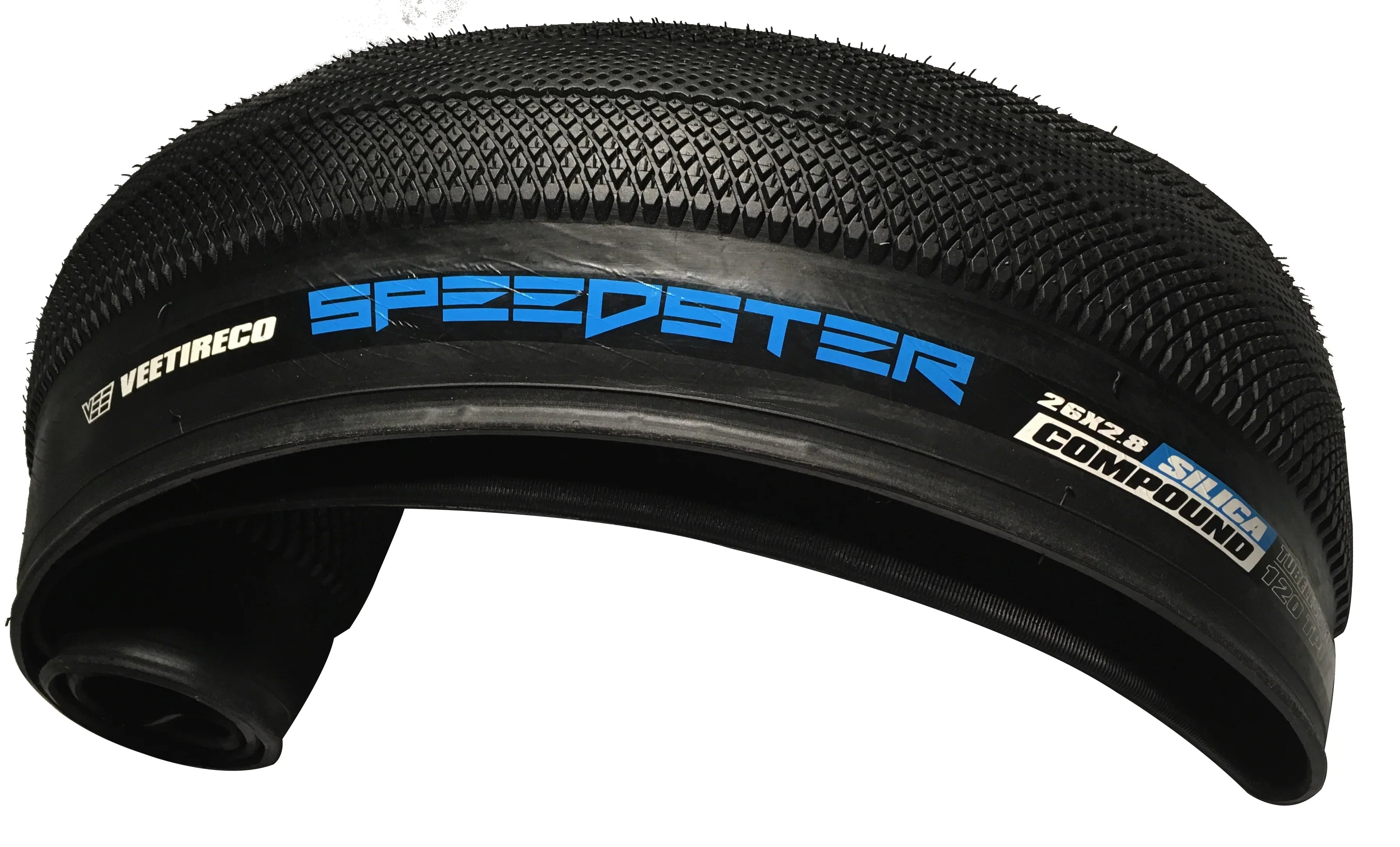 Vee Rubber Speedster 26x2.8 Bicycle Tire 70-559 Folding Bead Silica Compound