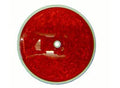 Cortina 13-099-32 3-3/8" Dia. Reflector - Center Hole Mount - Red (260 Pack)