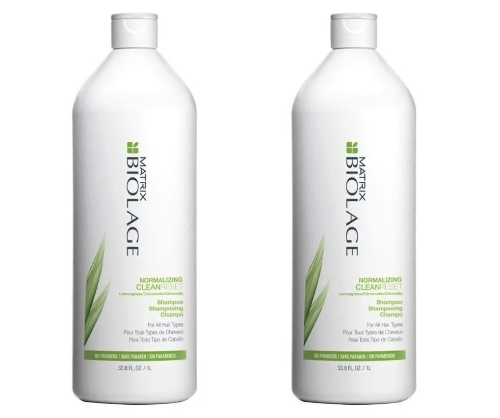 Matrix Biolage Clean Reset Normalizing Shampoo, 33.8oz (Pack of 2)