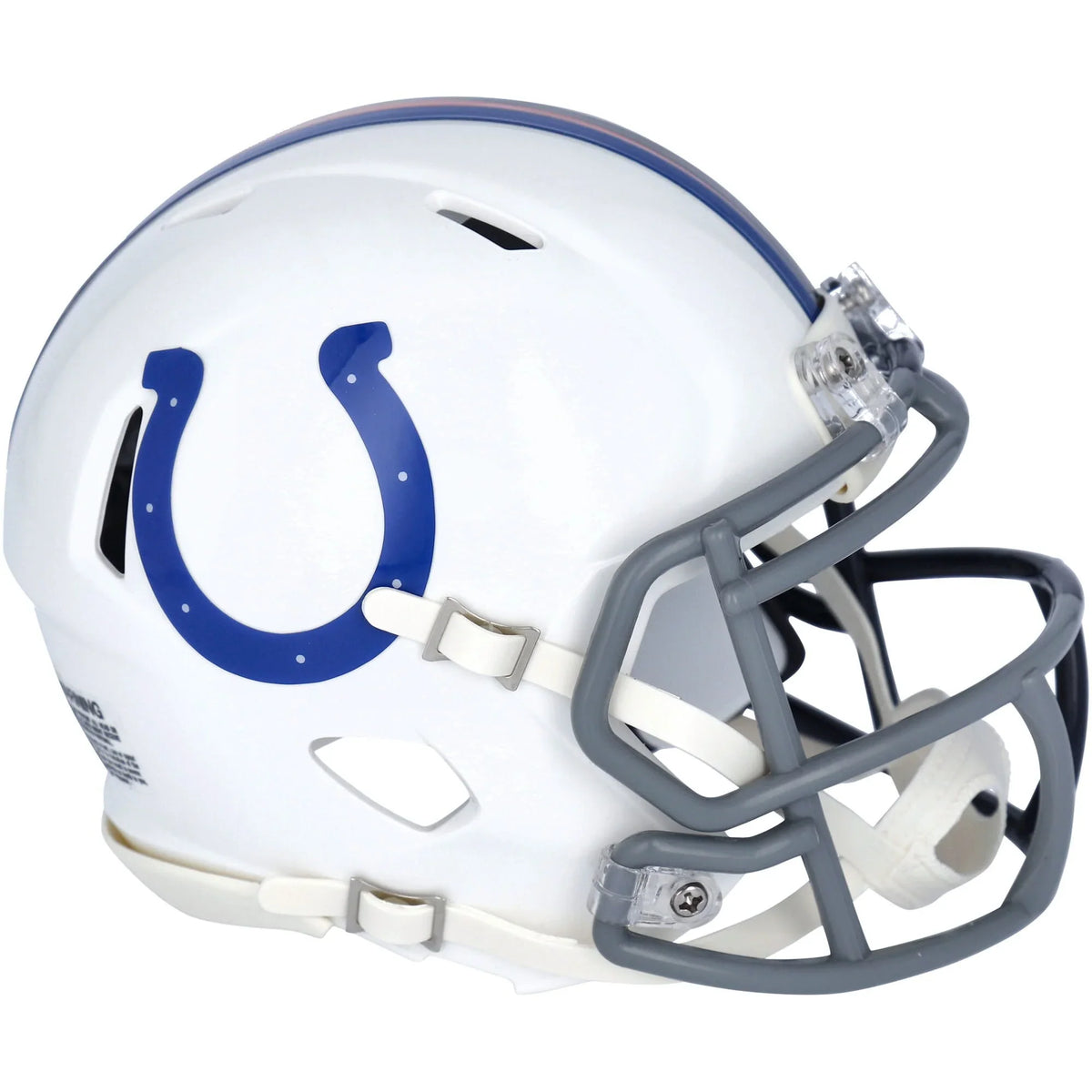 Peyton Manning Indianapolis Colts & Denver Broncos Autographed Half & Half Riddell Speed Mini Helmet - Signature on Denver Side - Fanatics Authentic Certified