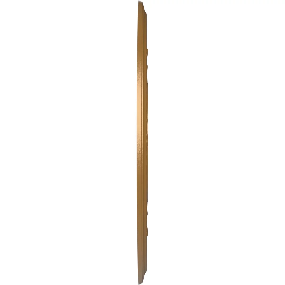 Ekena Millwork 22"OD x 3 1/2"ID x 1"P Baltimore Thermoformed PVC Ceiling Medallion (Fits Canopies up to 7 3/4"), Metallic Gold Rush