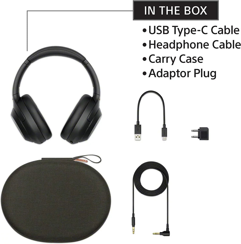 Repaired Sony WH-1000XM4 Wireless Industry Leading Noise Canceling Overhead Headphones with Mic for Phone-Call and Alexa Voice Control, Blue (Refurbished)