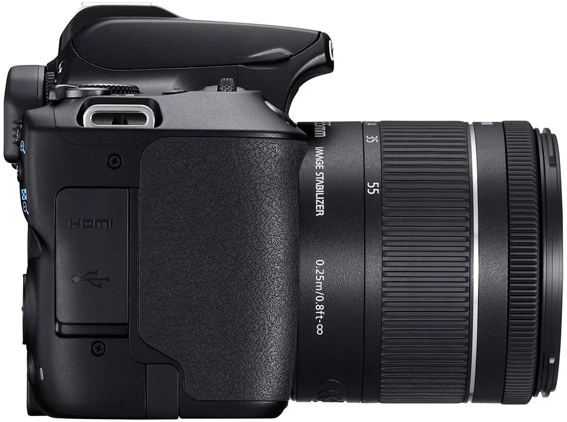 Canon EOS Rebel SL3 DSLR with EF-S 18-55mm STM Lens, 32GB Memory, Case, Flash, and Accessory Bundle