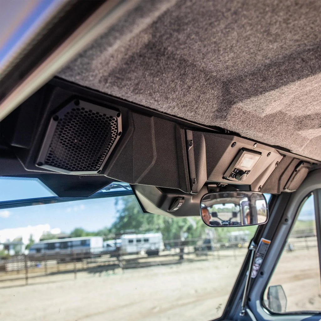 Rockford Fosgate Rockford Fosgate DEFEND17-STG1 Audio Roof System Compatible with Select 2017+ Can-Am Defender Models & PMX-BTUR Universal Bluetooth Remote Controller