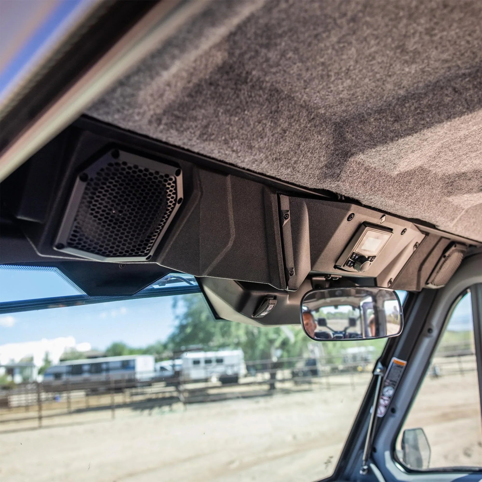 Rockford Fosgate Rockford Fosgate DEFEND17-STG1 Audio Roof System Compatible with Select 2017+ Can-Am Defender Models & PMX-BTUR Universal Bluetooth Remote Controller