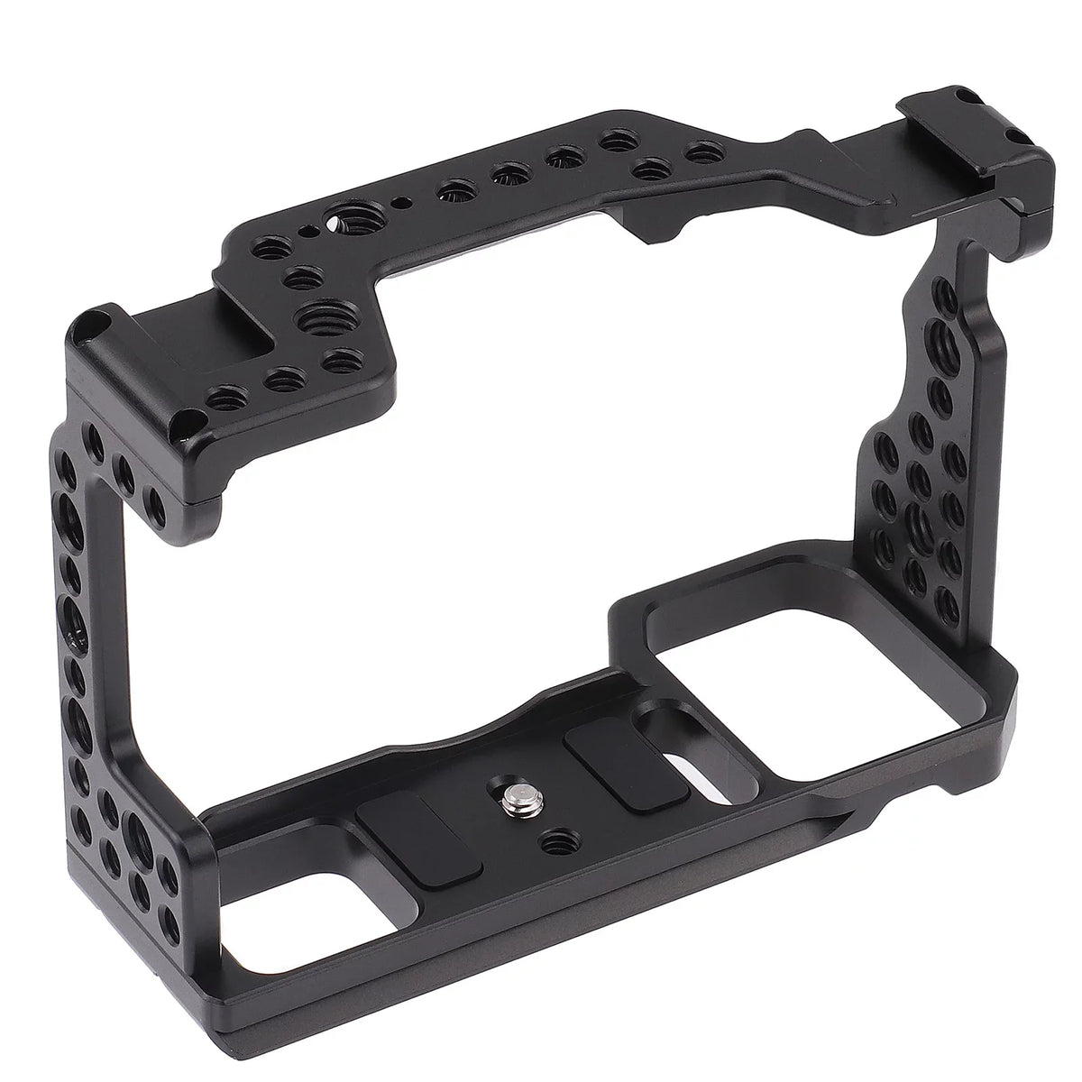 Cage Aluminum Alloy Video Cage Replacement for Sony A7M3 A7R3 A9 Mirrorless with Cold Shoe Mount 14 Inch & 38 Inch Screw Holes