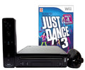 Renewed Black Nintendo Wii Console with Just Dance 3 Motion Plus (Refurbished)