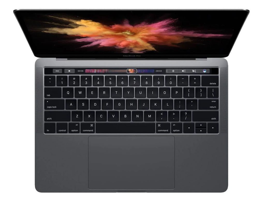 Apple A Grade Macbook Pro 15.4-inch (Retina DG, Space Gray, Touch Bar) 2.8Ghz Quad Core i7 (Mid 2017) MPTR2LL/A 64GB SSD 16GB Memory 2880x1800 Panel Mac OS Sierra Power Adapter Included