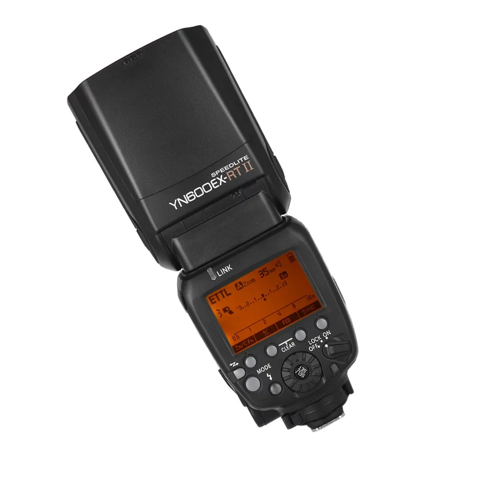 YN600EX-RT II Professional TTL Master Flash Speedlite with 2.4G Wireless, 1/8000s HSS, GN60, Auto/Manual Zooming, Compatible with Camera as 600EX-RT YN6000 EX RT II