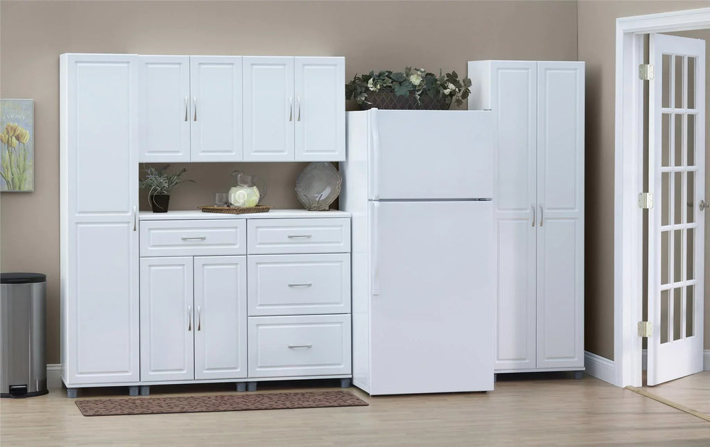 Systembuild Evolution Kendall 24" 3 Drawer Base Garage Storage Cabinet, White