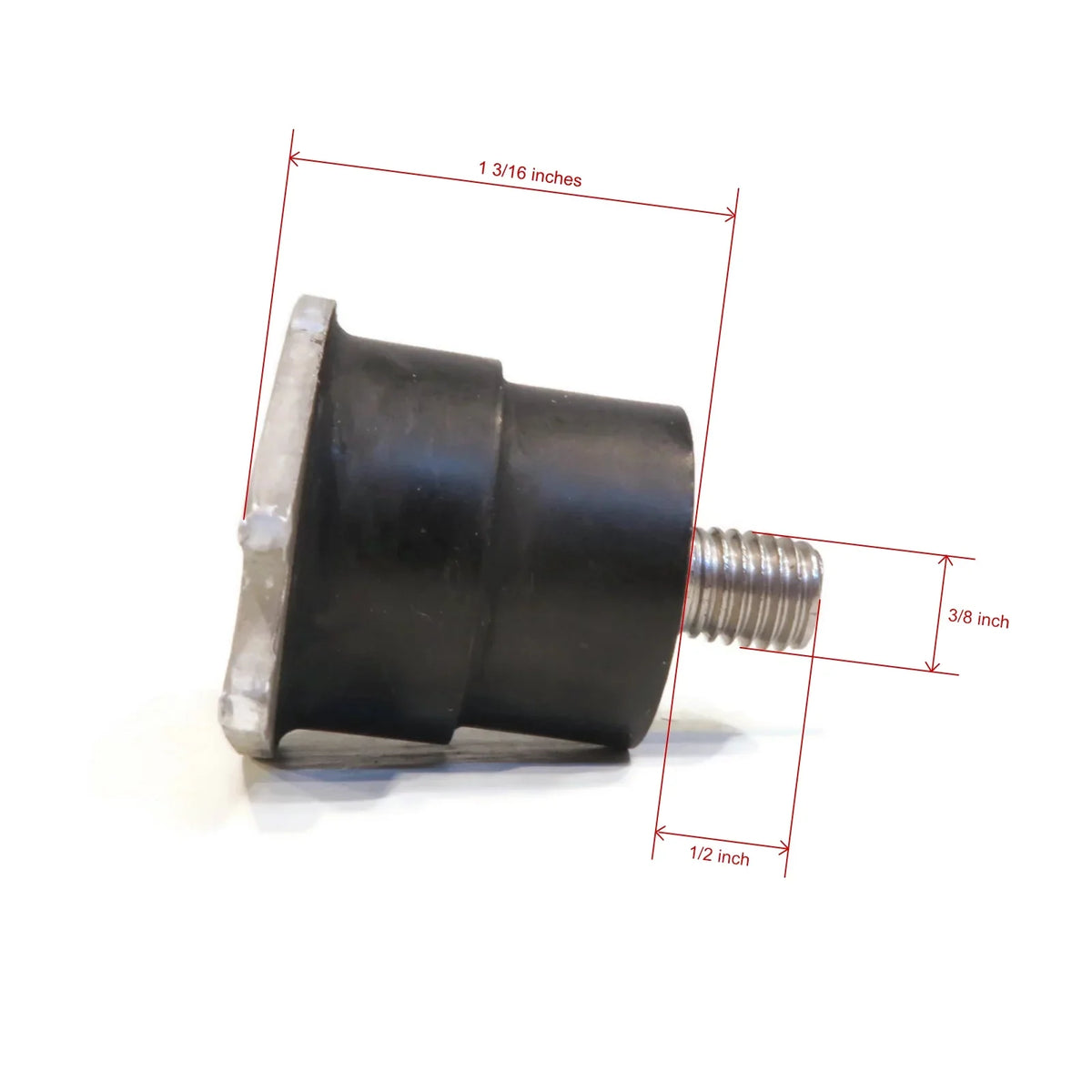The ROP Shop | Rubber Upper Motor Mount For 1982 Evinrude 35 HP E35TELCNB, E35ELCND Outboard