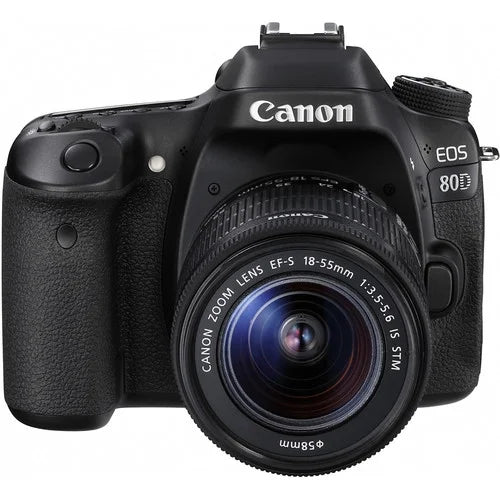 Canon EOS 80D DSLR Camera Intermediate Bundle  with 18-55mm Lens+24.2MP APS-C CMOS sensor and DIGIC 6 image processor