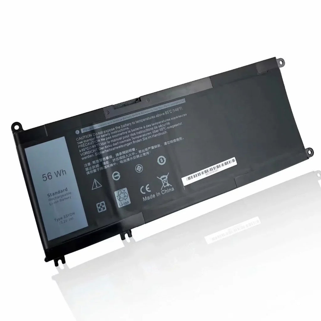 33YDH 15.2V 56Wh New Portable PC Battery for Dell Inspiron 7778 Inspiron 7779 Inspiron 7586 Inspiron 7559 Inspiron 7570 Inspiron 17 7788 Inspiron 13 7353 Series PVHT1