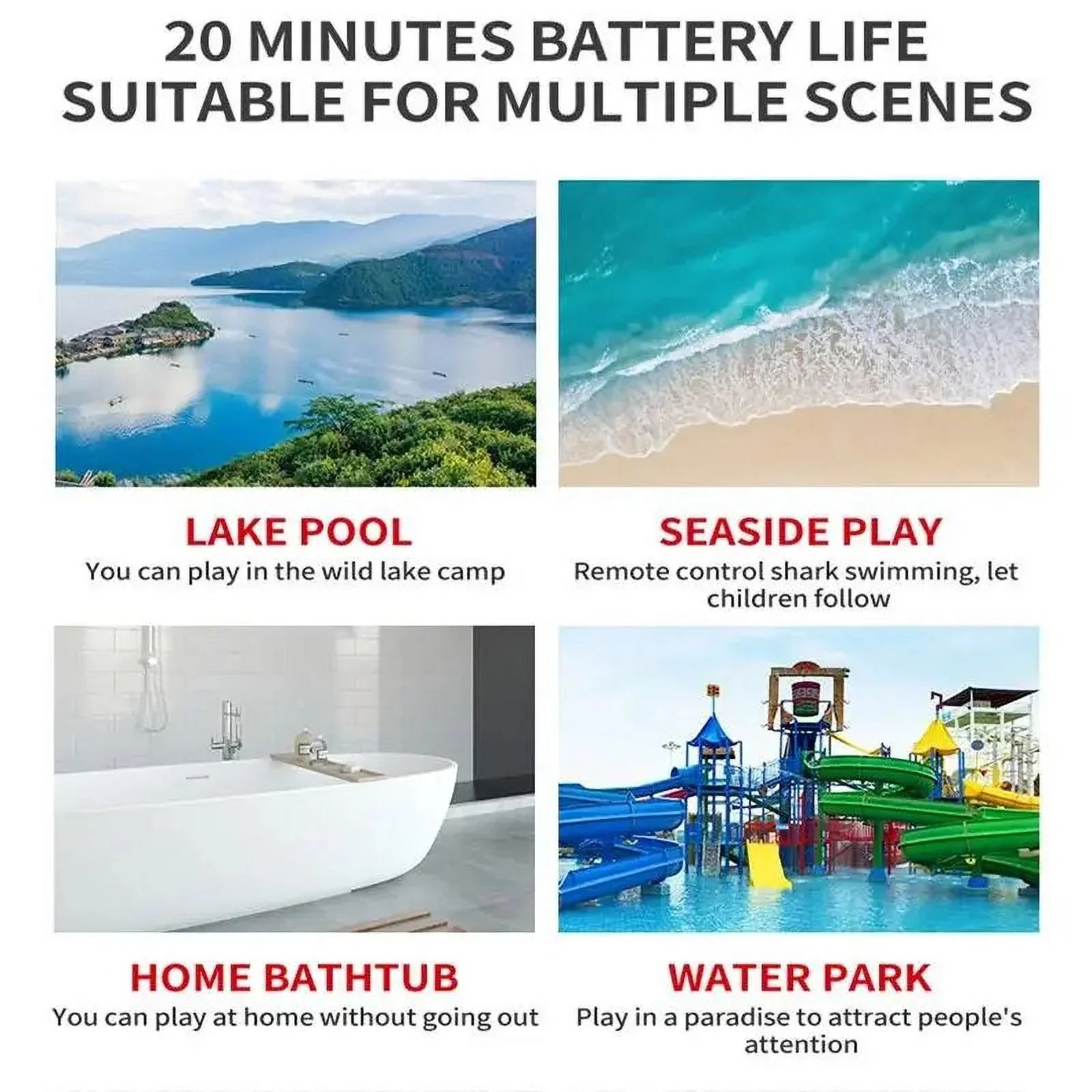 Boat Camera Submarine Electric Shark with remote control camera 30W HD RC Toy Animals Pool Toys Kids Boys Children boats 04