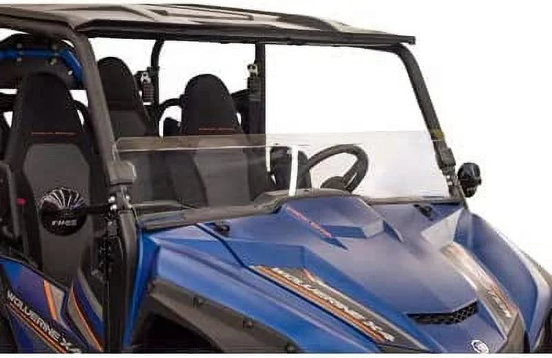 Removable Half Windshield Clear Compatible With Yamaha Wolverine X4 XT-R 2020