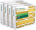 Filterbuy 24.5x27x5 MERV 11 Pleated HVAC AC Furnace Air Filters for Trane, American Standard, Honeywell, and Accumulair (4-Pack)