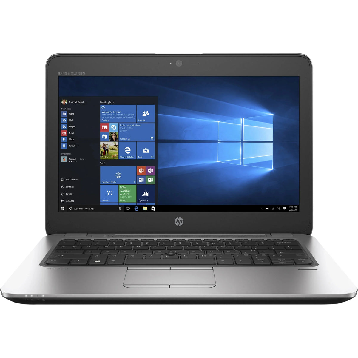 Renewed Hp Elitebook 820 G3 Portable PC Chipset Core 5 2.40 GHz 8GB Ram 128GB SSD W10P (Refurbished)