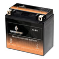 Chrome Battery Ytx14-bs (14-bs 12 Volts,12 Ah, 200 Cca) Motorcycle Battery for Honda Vt1100c, C3, T Shadow (spirit, Aero, A. C. E. Tourer) 1100cc, Years (2001 - 2007)