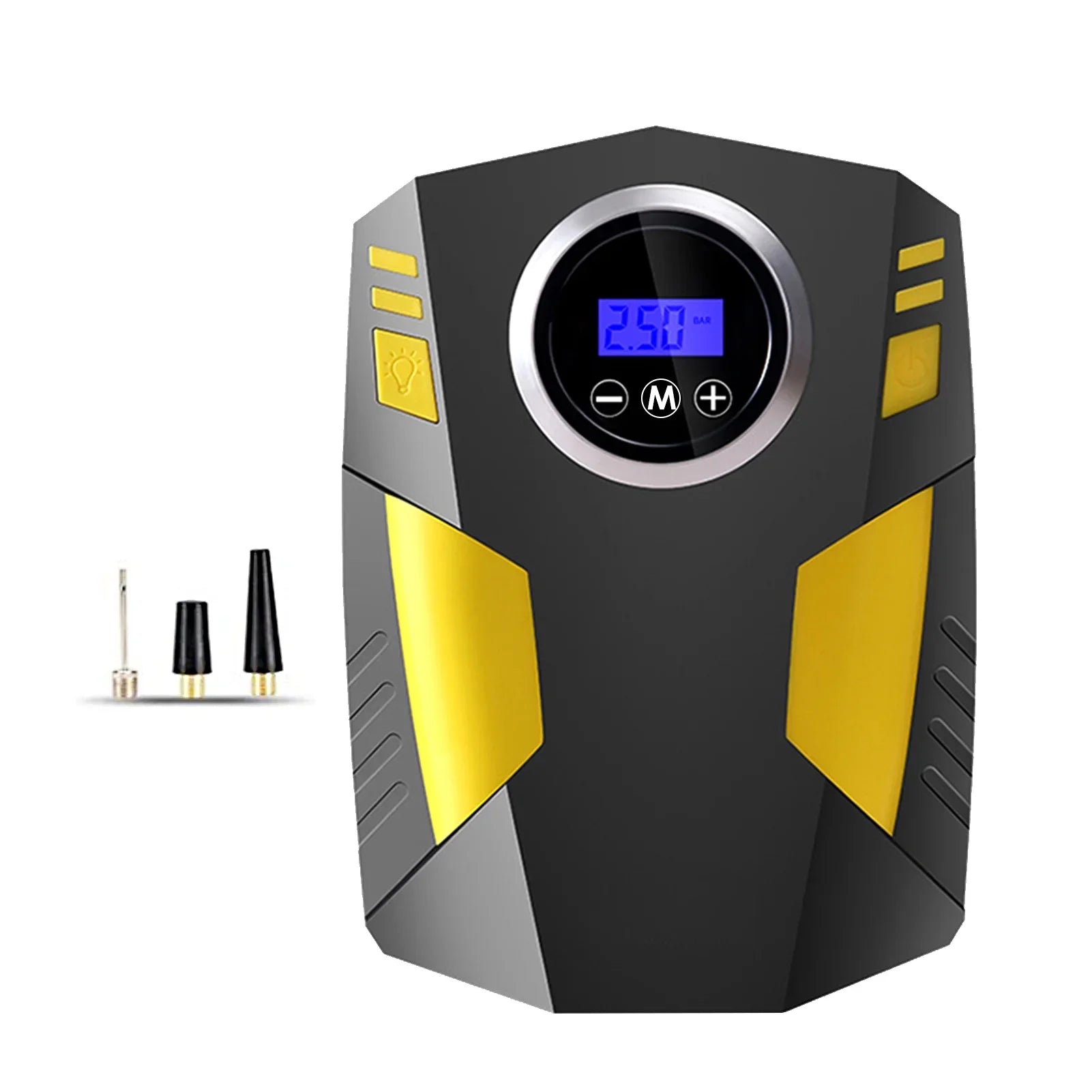 Suzicca Digital Air Compressor for Car Auto Pump Portable Tire Inflator with LED Light  12V
