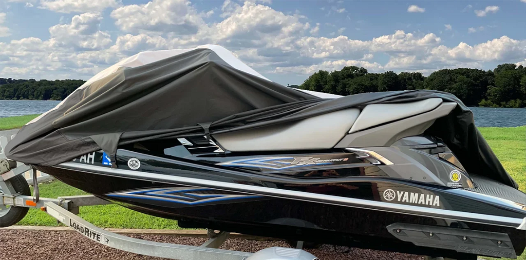 SUPER HEAVY-DUTY JET SKI COVER Compatible for Tiger Shark Arctic Cat Montego Daytona 1994-1997 2 Seater 111"