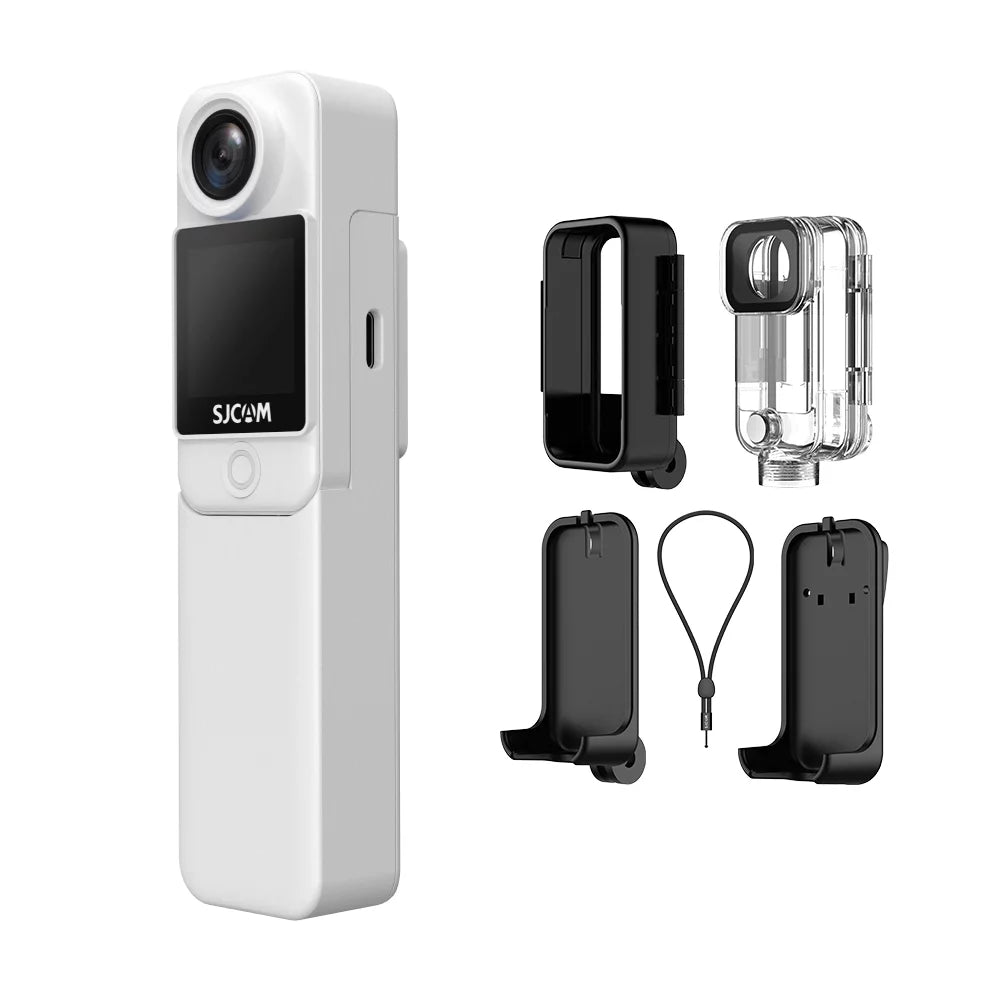 C300 4K 30FPS  5G2.4G WiFi  Dual Touch Control Screens 154° Wide Angle Lens 6- Gyro Stabilization 30M Waterproof Detachable Battery with an Extra Module