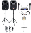 Rockville Dual 12" Android/iphone/ipad/Portable PC/Tablet Pro Karaoke Machine/System