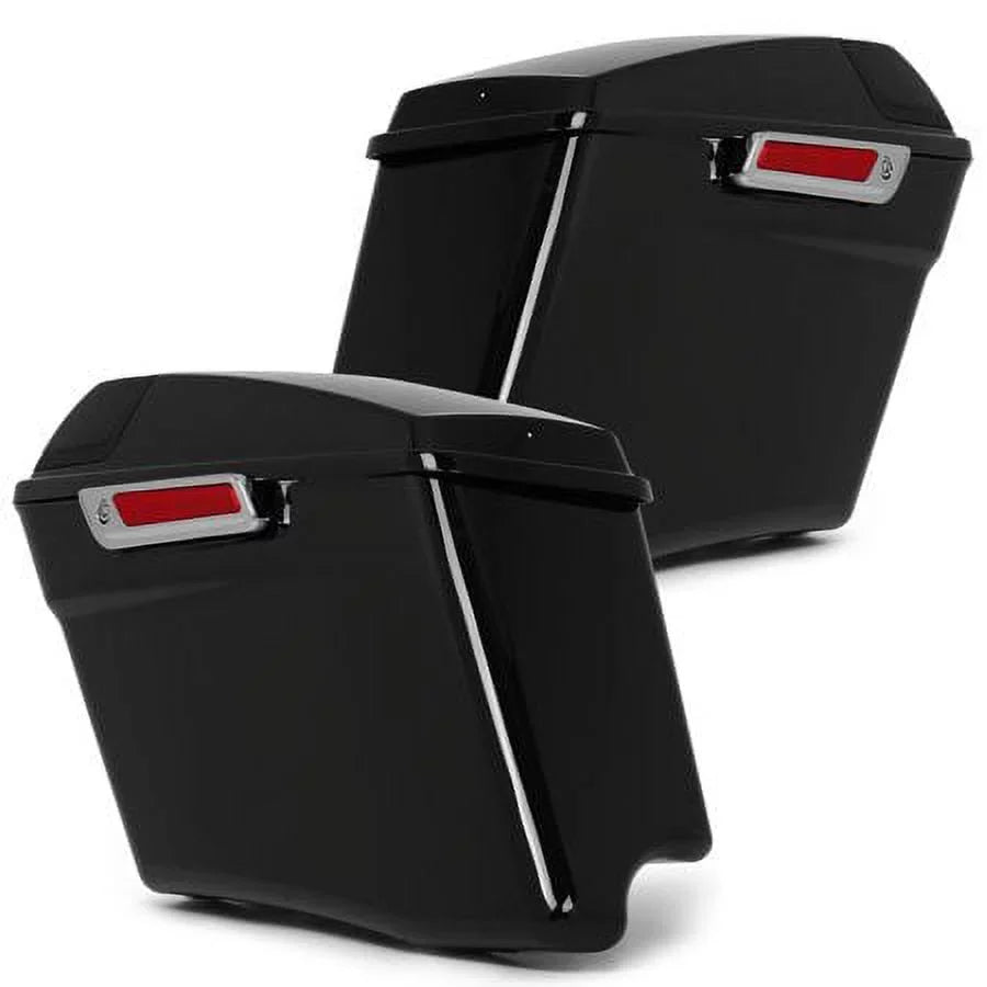 Kojem 5" CVO Hard Saddlebags w/Speaker Grills for Harley Touring Glide 14 15 16 17 18 19 20 21 22 23 with Audio Cover