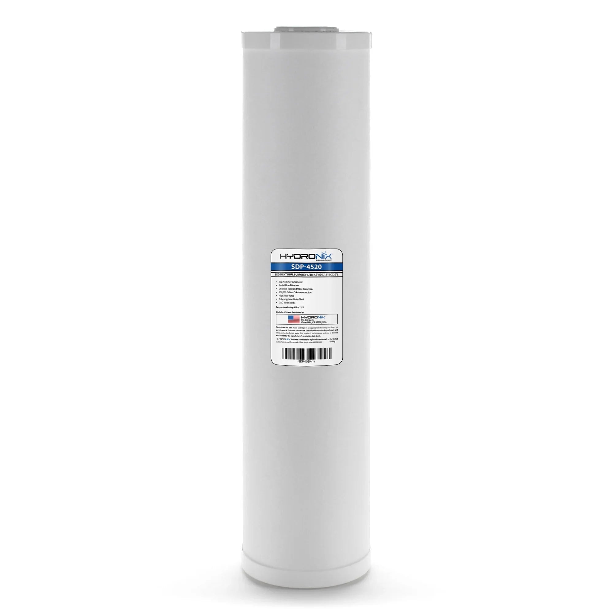 Hydronix Radial Flow Carbon Filter - 4.5" x 20" Compatible to RFC20-BB