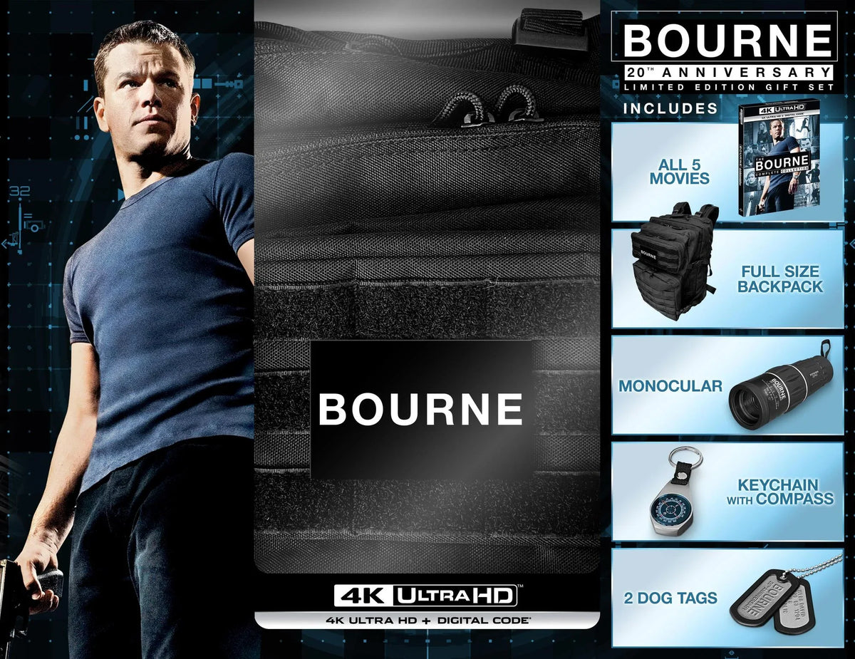 The Bourne Complete Collection - 20th Anniversary Limited Edition Gift Set (4K Ultra HD) [UHD]